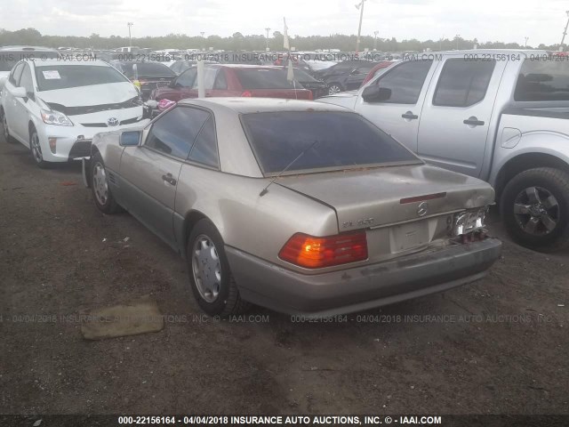 WDBFA63E9SF109248 - 1995 MERCEDES-BENZ SL 320 GOLD photo 3