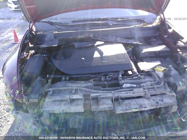 1C4PJMBS9EW211557 - 2014 JEEP CHEROKEE TRAILHAWK 红色 照片 10