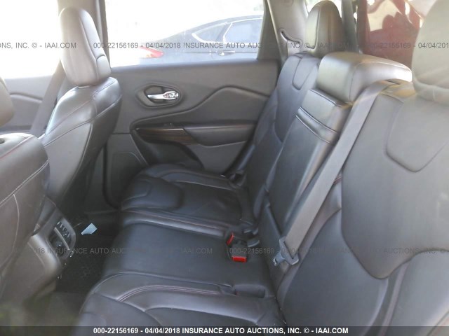 1C4PJMBS9EW211557 - 2014 JEEP CHEROKEE TRAILHAWK 红色 照片 8