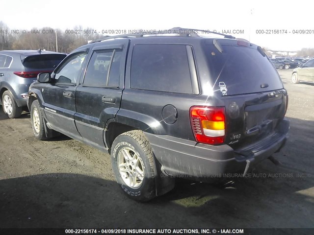 1J4GW48S14C315558 - 2004 JEEP GRAND CHEROKEE LAREDO/COLUMBIA/FREEDOM 黑色 照片 3