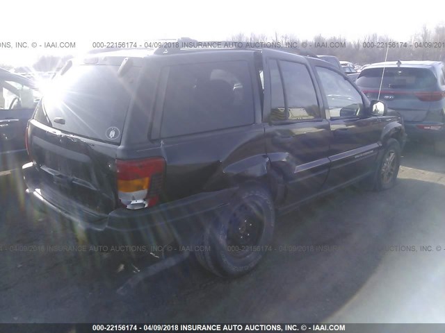 1J4GW48S14C315558 - 2004 JEEP GRAND CHEROKEE LAREDO/COLUMBIA/FREEDOM 黑色 照片 4