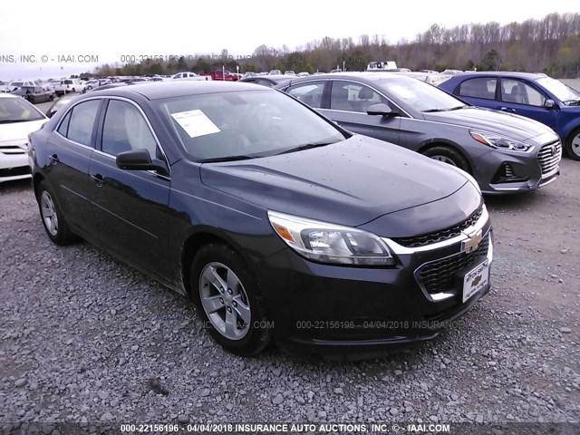 1G11B5SL9FF186879 - 2015 CHEVROLET MALIBU LS GRAY photo 1