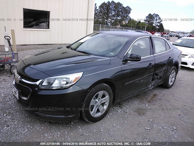 1G11B5SL9FF186879 - 2015 CHEVROLET MALIBU LS GRAY photo 2