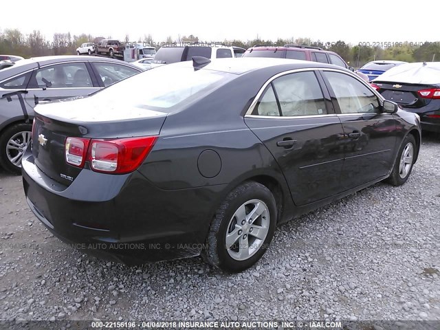 1G11B5SL9FF186879 - 2015 CHEVROLET MALIBU LS GRAY photo 4