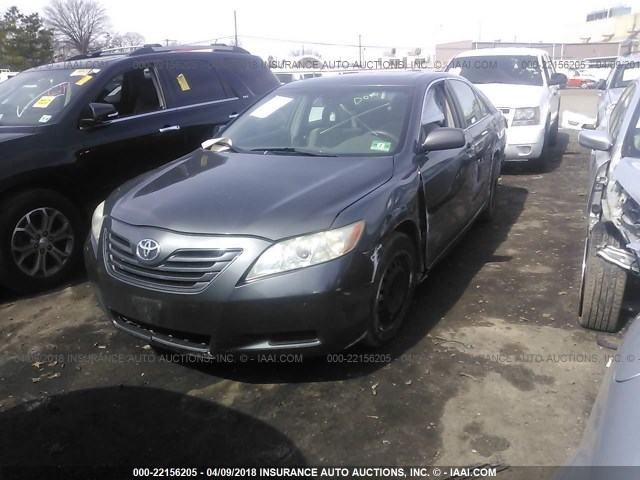 4T4BE46K98R036852 - 2008 TOYOTA CAMRY CE/LE/XLE/SE GRAY photo 2