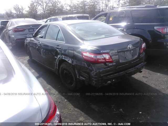 4T4BE46K98R036852 - 2008 TOYOTA CAMRY CE/LE/XLE/SE GRAY photo 3
