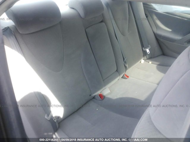 4T4BE46K98R036852 - 2008 TOYOTA CAMRY CE/LE/XLE/SE GRAY photo 8