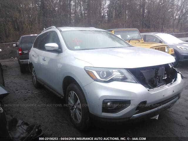 5N1DR2MM0HC651022 - 2017 NISSAN PATHFINDER S/SV/SL/PLATINUM 银色 照片 1