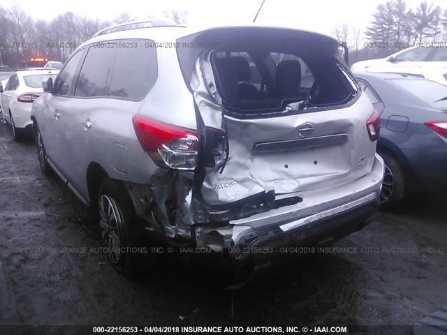 5N1DR2MM0HC651022 - 2017 NISSAN PATHFINDER S/SV/SL/PLATINUM 银色 照片 6