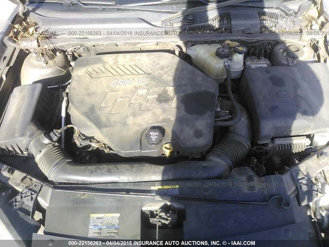 1G1ZT58N78F106197 - 2008 CHEVROLET MALIBU LT/CLASSIC TAN photo 10