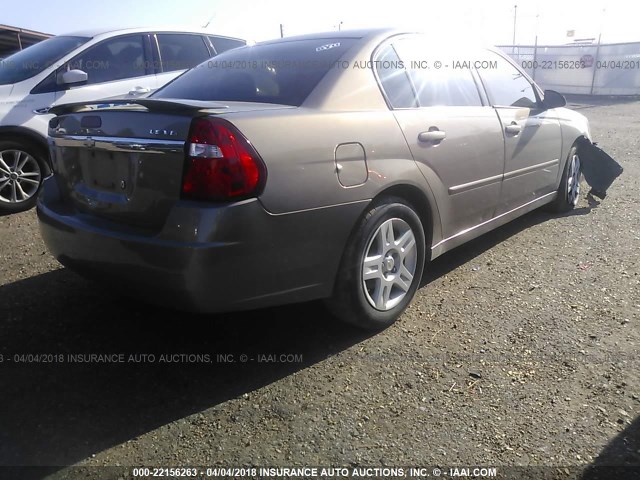 1G1ZT58N78F106197 - 2008 CHEVROLET MALIBU LT/CLASSIC TAN photo 4