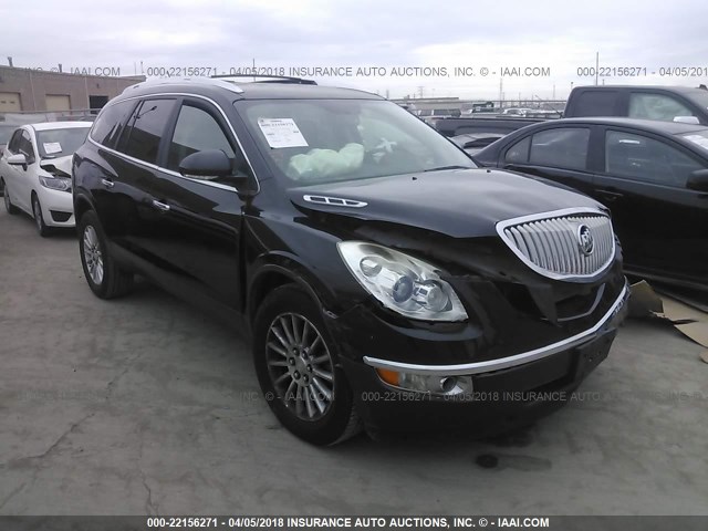 5GAKRBED5BJ102057 - 2011 BUICK ENCLAVE CXL შავი ფოტო 1