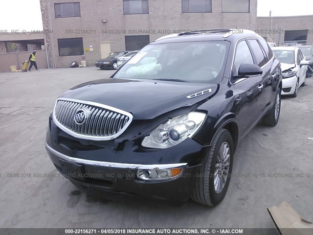 5GAKRBED5BJ102057 - 2011 BUICK ENCLAVE CXL შავი ფოტო 2