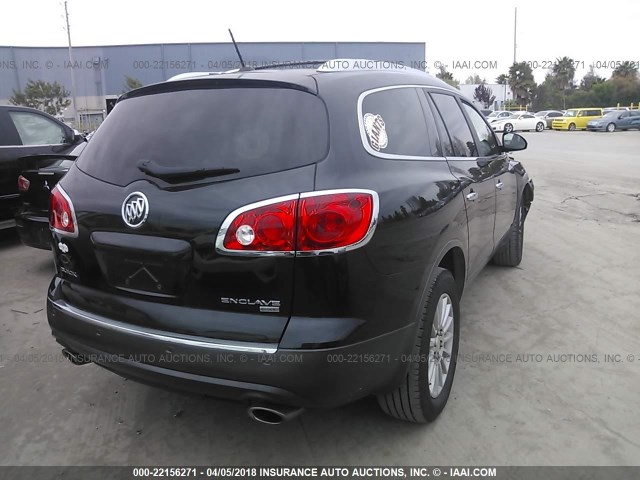 5GAKRBED5BJ102057 - 2011 BUICK ENCLAVE CXL შავი ფოტო 4