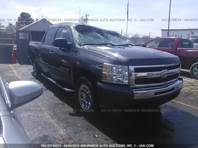 3GCPCSEA1BG116728 - 2011 CHEVROLET SILVERADO C1500 LT GRAY photo 1