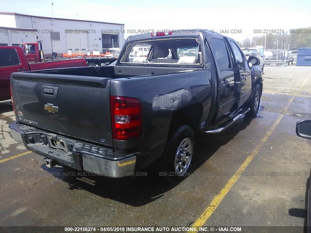 3GCPCSEA1BG116728 - 2011 CHEVROLET SILVERADO C1500 LT GRAY photo 4