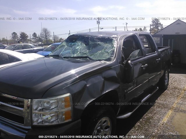 3GCPCSEA1BG116728 - 2011 CHEVROLET SILVERADO C1500 LT GRAY photo 6