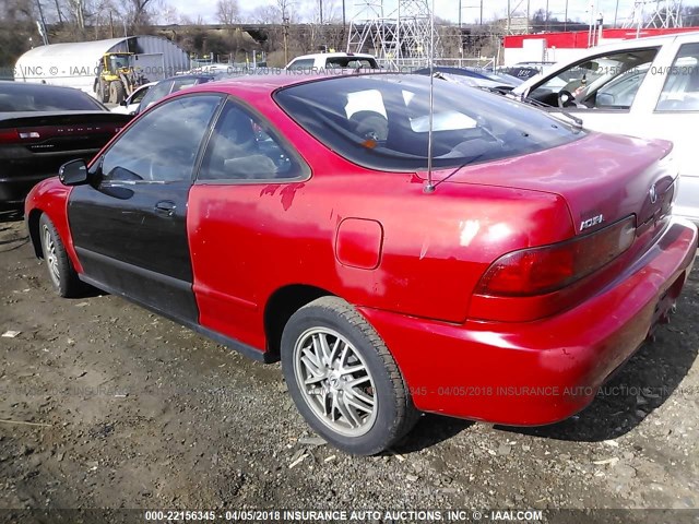 JH4DC4450XS014306 - 1999 ACURA INTEGRA LS RED photo 3