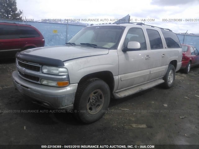 1GNFK16Z65J123858 - 2005 CHEVROLET SUBURBAN K1500 TAN photo 2