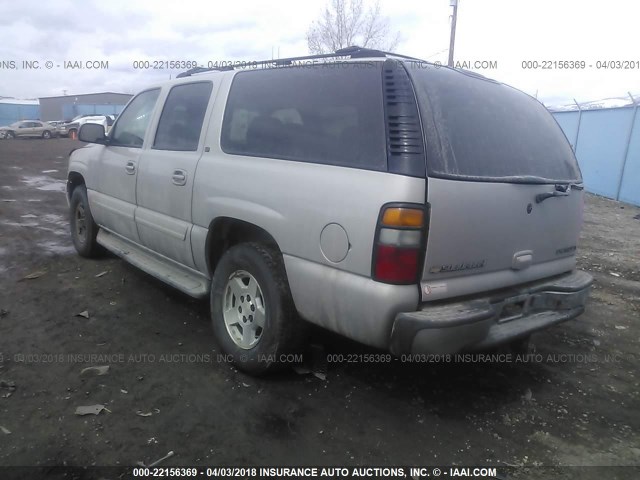 1GNFK16Z65J123858 - 2005 CHEVROLET SUBURBAN K1500 TAN photo 3