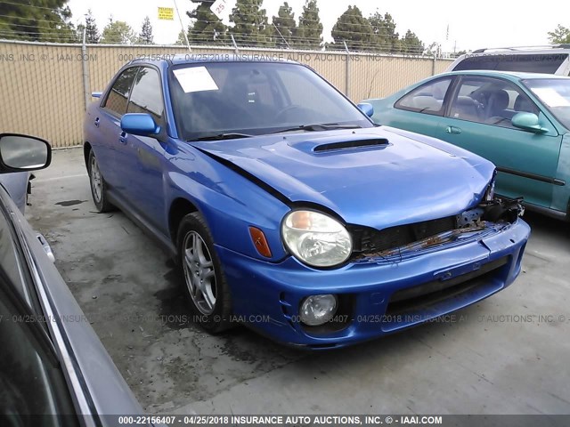 JF1GD29613G513555 - 2003 SUBARU IMPREZA WRX BLUE photo 1