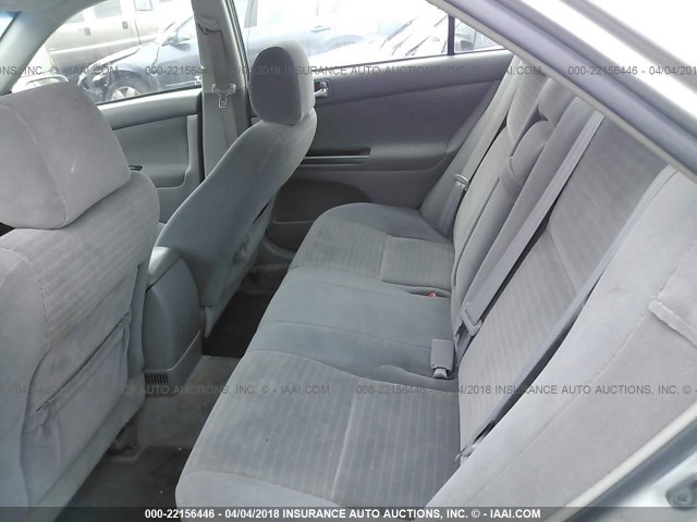 4T1BE32K45U100866 - 2005 TOYOTA CAMRY LE/XLE/SE SILVER photo 8