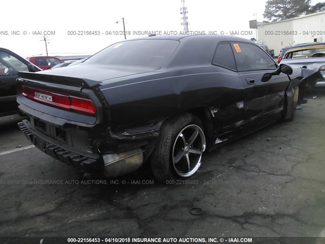 2B3CJ4DV7AH159166 - 2010 DODGE CHALLENGER SE BLACK photo 4