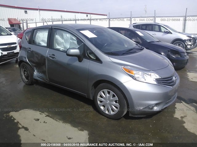 3N1CE2CP9EL389964 - 2014 NISSAN VERSA NOTE S/S PLUS/SV/SL GRAY photo 1