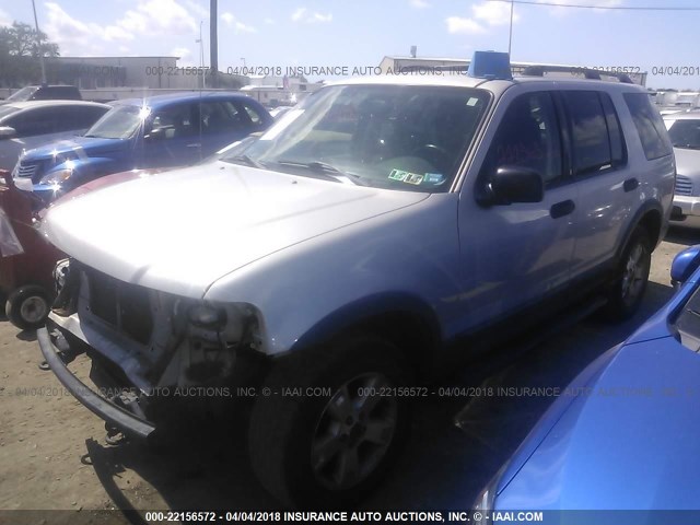 1FMZU73K43UC24723 - 2003 FORD EXPLORER XLT/XLT SPORT/NBX SILVER photo 2