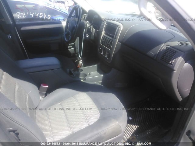 1FMZU73K43UC24723 - 2003 FORD EXPLORER XLT/XLT SPORT/NBX SILVER photo 5