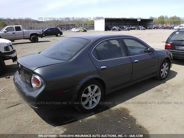 JN1DA31A53T424917 - 2003 NISSAN MAXIMA GLE/SE GRAY photo 4