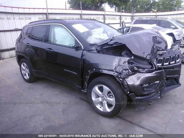 3C4NJCBBXJT123750 - 2018 JEEP COMPASS LATITUDE 黑色 照片 1