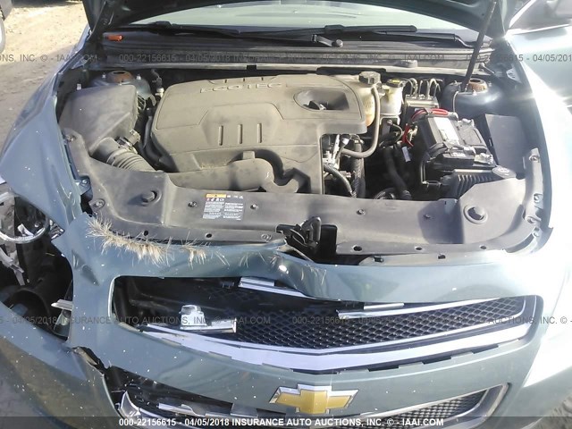 1G1ZG57B69F226635 - 2009 CHEVROLET MALIBU LS 绿色 照片 10