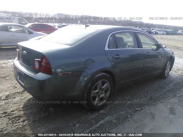 1G1ZG57B69F226635 - 2009 CHEVROLET MALIBU LS 绿色 照片 4
