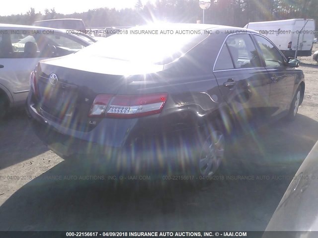 4T1BF3EK6AU553695 - 2010 TOYOTA CAMRY SE/LE/XLE GRAY photo 4