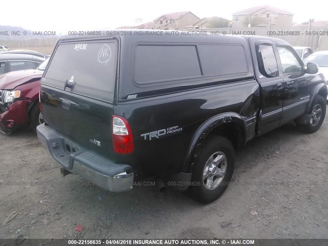 5TBBT441X6S474708 - 2006 TOYOTA TUNDRA ACCESS CAB SR5 BLACK photo 4