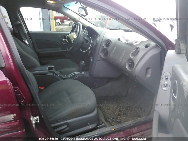 2G2WP522951278266 - 2005 PONTIAC GRAND PRIX RED photo 5