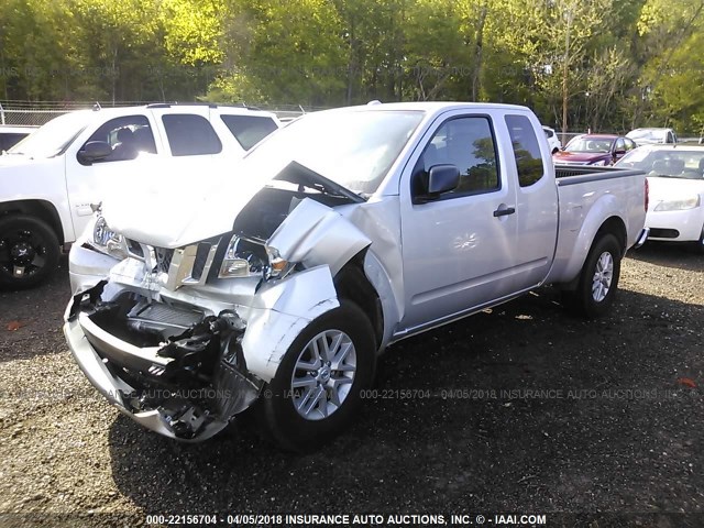 1N6BD0CT5GN785631 - 2016 NISSAN FRONTIER S/SV SILVER photo 2