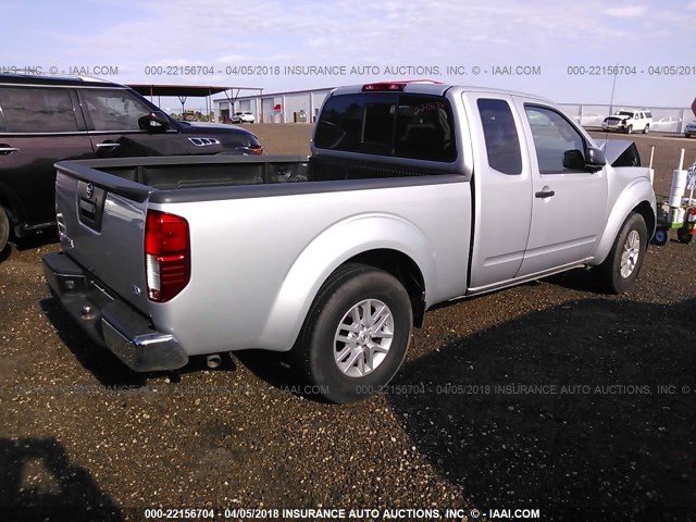 1N6BD0CT5GN785631 - 2016 NISSAN FRONTIER S/SV SILVER photo 4
