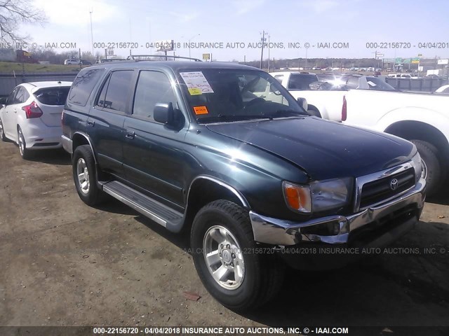 JT3HN86R2W0171662 - 1998 TOYOTA 4RUNNER SR5 TEAL photo 1