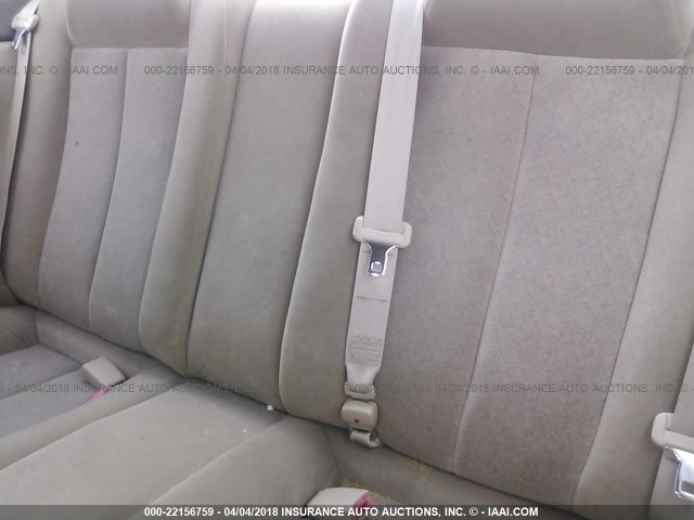 2T1CF22P7YC328678 - 2000 TOYOTA CAMRY SOLARA SE/SLE WHITE photo 8