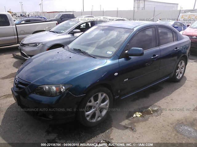 JM1BK323171616029 - 2007 MAZDA 3 S BLUE photo 2