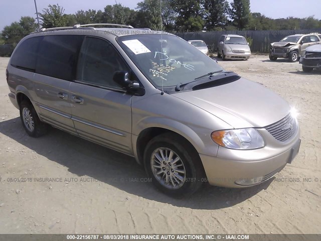 2C8GT64L43R217508 - 2003 CHRYSLER TOWN & COUNTRY LIMITED TAN photo 1
