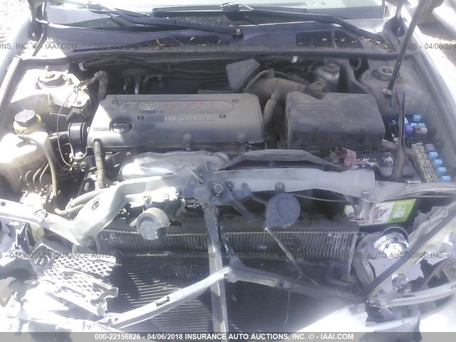 4T1BE32K84U789292 - 2004 TOYOTA CAMRY LE/XLE/SE 银色 照片 10