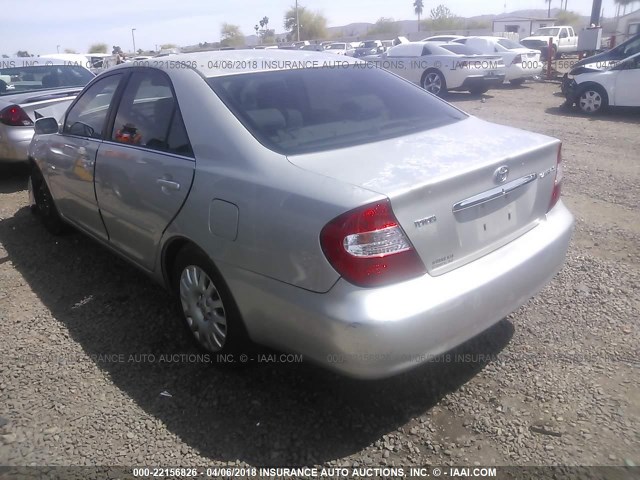 4T1BE32K84U789292 - 2004 TOYOTA CAMRY LE/XLE/SE SILVER photo 3