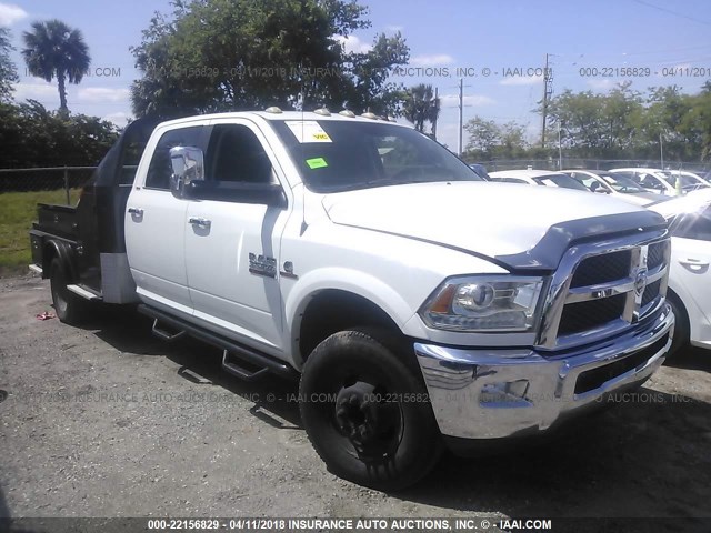 3C7WRSCL2DG604994 - 2013 RAM 3500 CREWCAB  WHITE photo 1