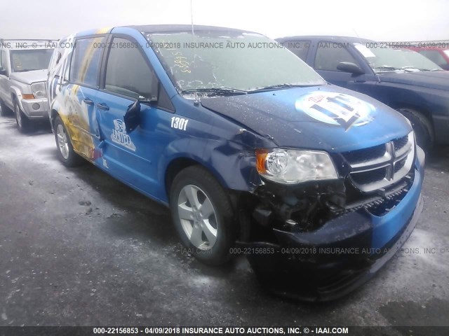 2C4RDGBG8DR568197 - 2013 DODGE GRAND CARAVAN SE BLUE photo 6