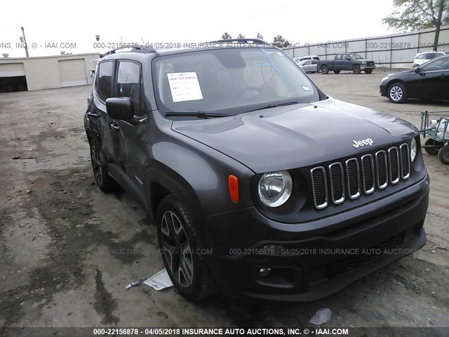 ZACCJABT0GPC59454 - 2016 JEEP RENEGADE LATITUDE GRAY photo 1