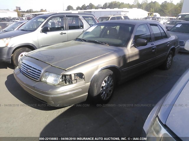 2FAFP74W94X128182 - 2004 FORD CROWN VICTORIA LX BEIGE photo 2