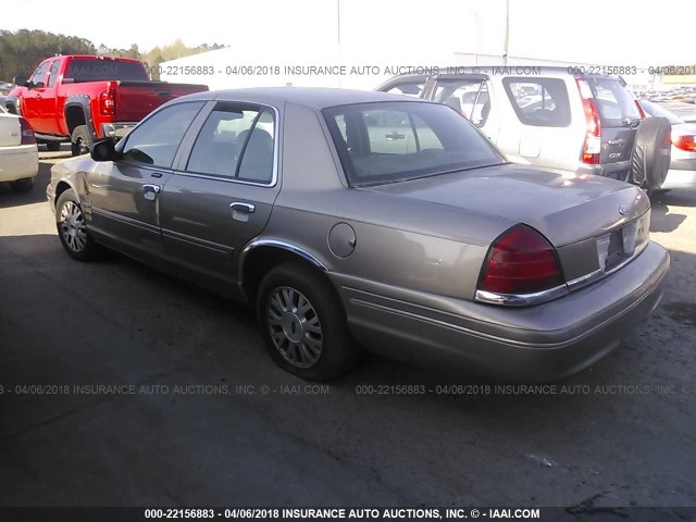 2FAFP74W94X128182 - 2004 FORD CROWN VICTORIA LX BEIGE photo 3